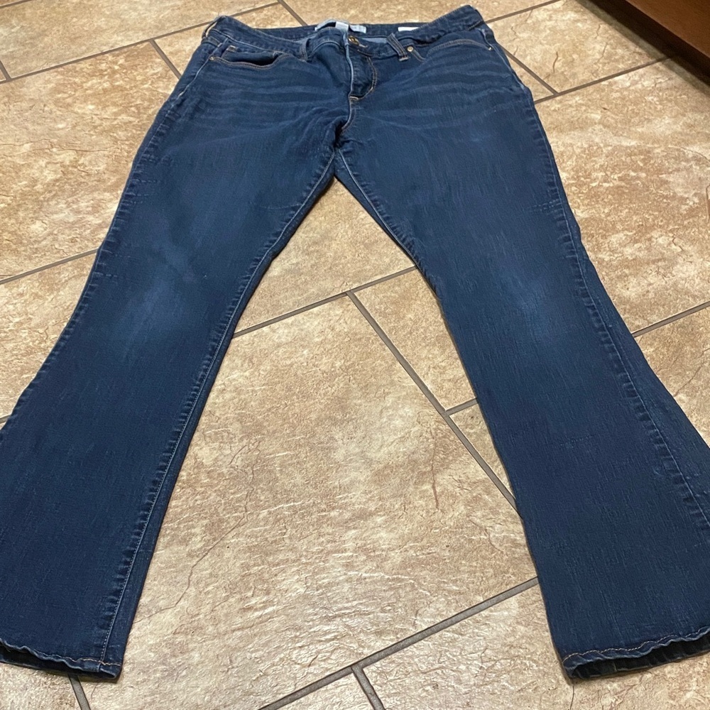 Vintage America Indigo Blue Size 8/29 Bootcut Jeans Rodeo Western